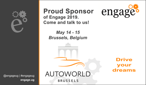 Meet us at Engage Brussels